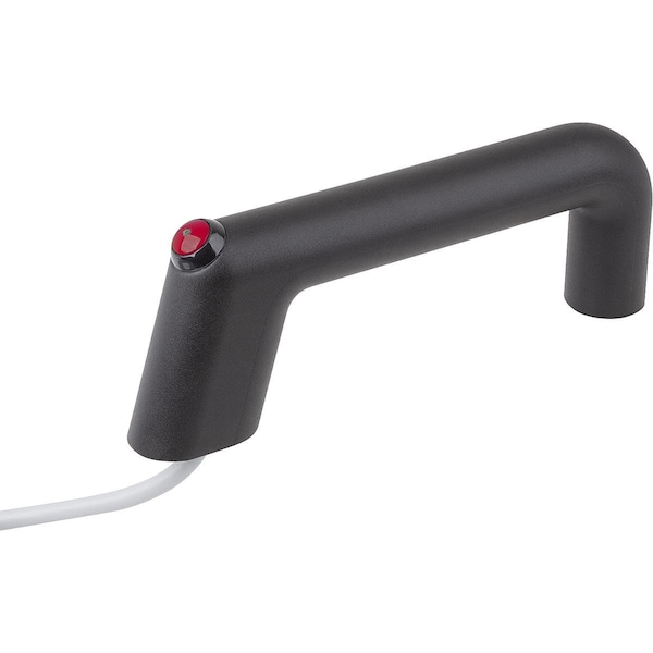Pull Handle W.Elec. Switch Function, Form:B With Cable L=182, A=160, D=M06, Polyamide Black Comp:Red